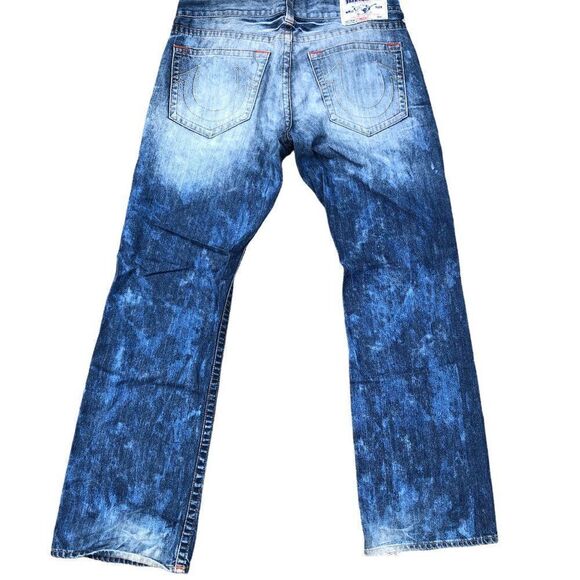 True Religion Jeans Size 36 STRAIGHT Blue - Picture 4 of 6